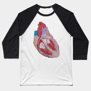 hand drawn heart anatomy Baseball T-Shirt